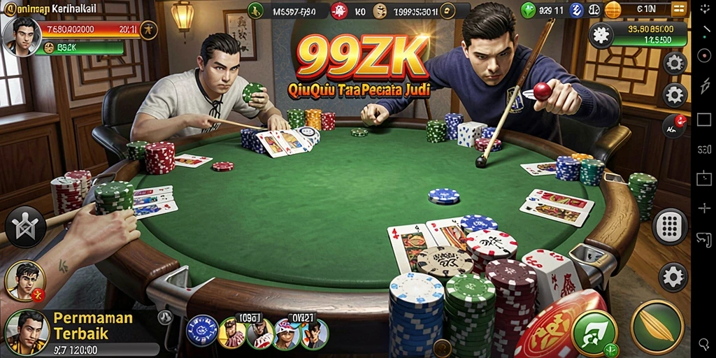 Tampilan gameplay seru dari 99ZK dengan teman-teman.