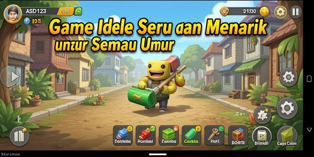 Tampilan gameplay seru dalam ASD123 yang memikat.