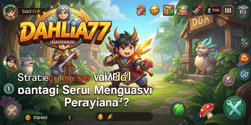 Tampilan gameplay menakjubkan DAHLIA77 saat berstrategi.
