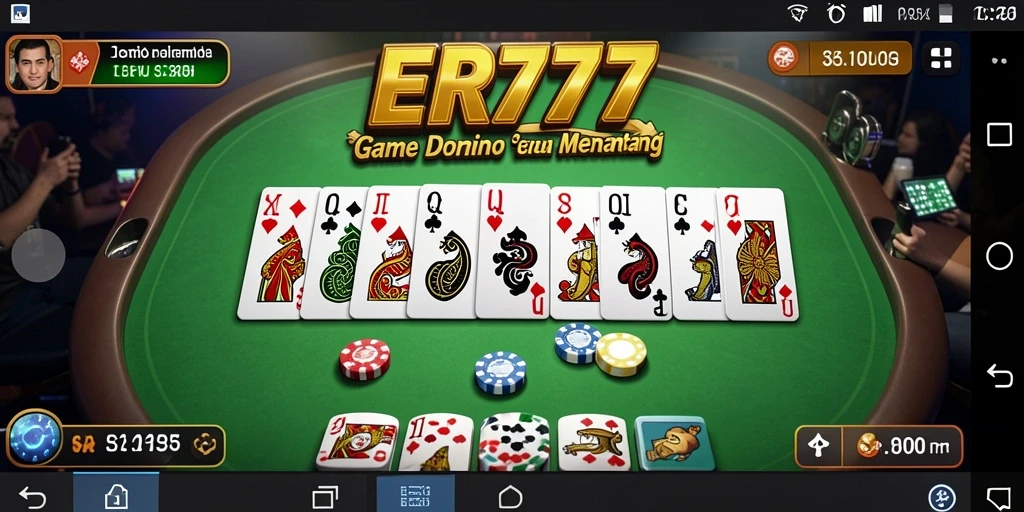 Gameplay Domino yang seru dan menantang di ER777.