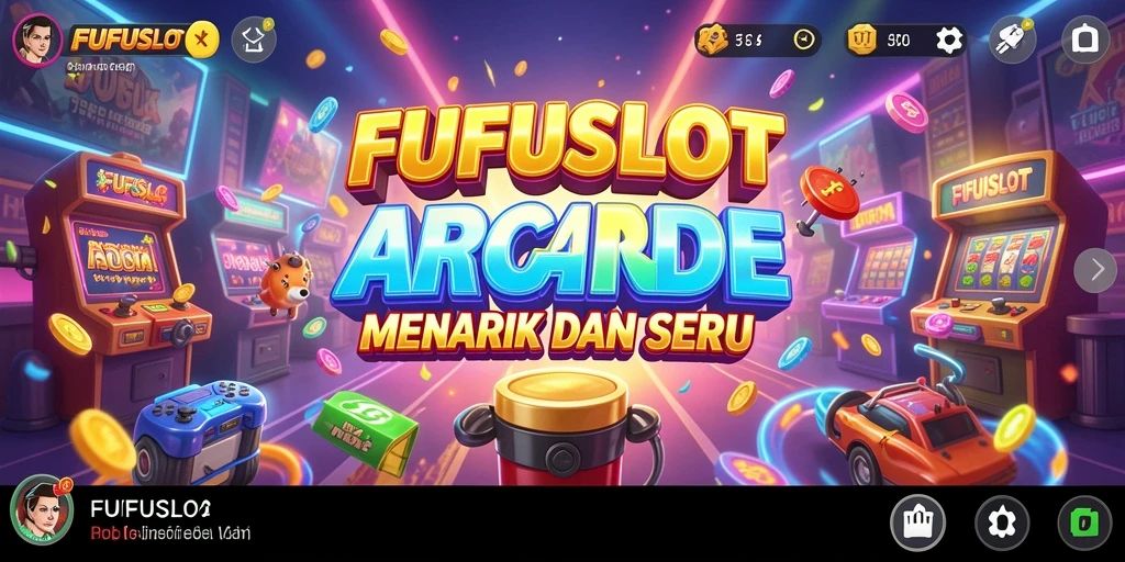 Screenshot FUFUSLOT menampilkan aksi dan tantangan seru dalam gameplay Arcade.