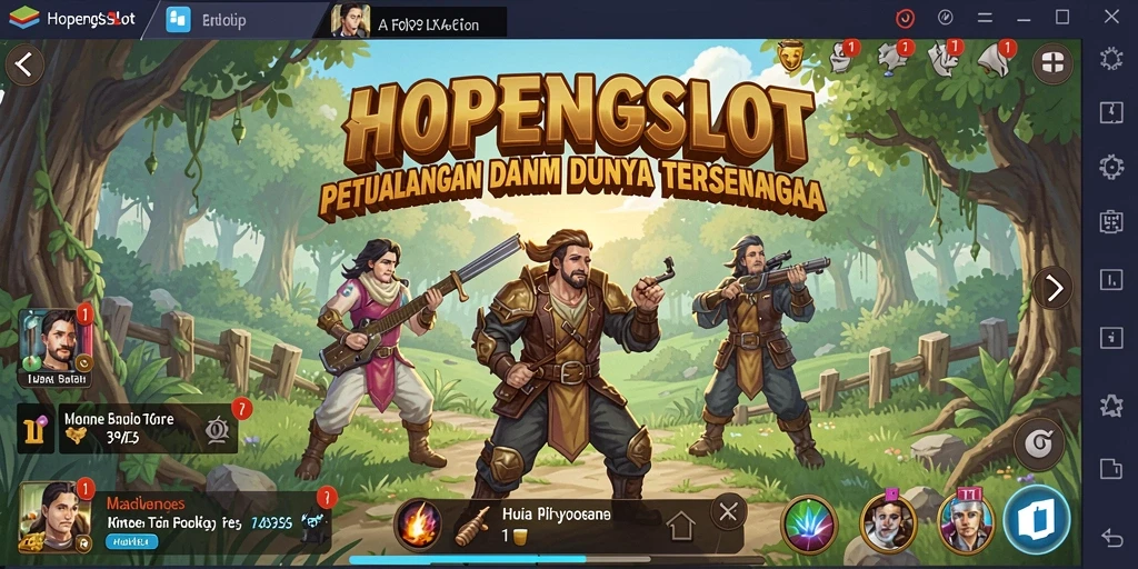 Tangkapan layar utama HOPENGSLOT menampilkan gameplay eksplorasi yang mendebarkan.