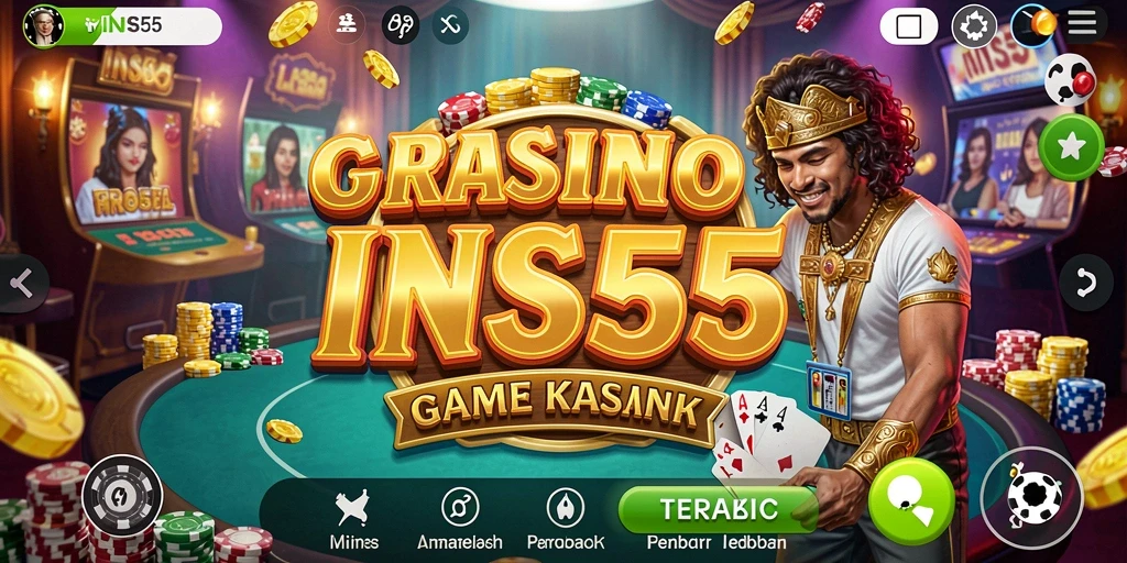 Tampilan gameplay Kasino yang menarik di INS55.