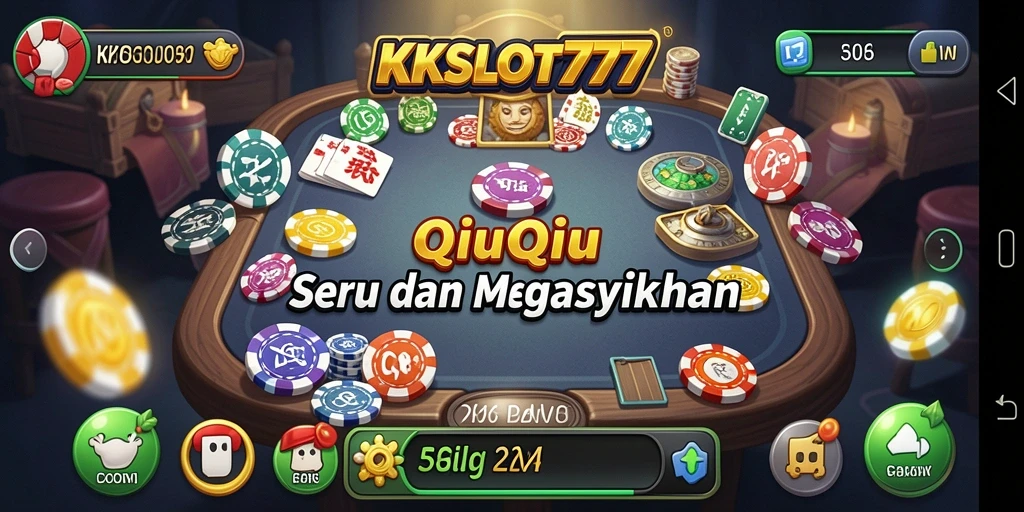Tampilan gameplay QiuQiu yang menarik di KKSLOT777.