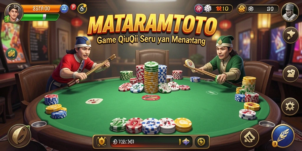 Tampilan gameplay QiuQiu yang menarik dan interaktif.