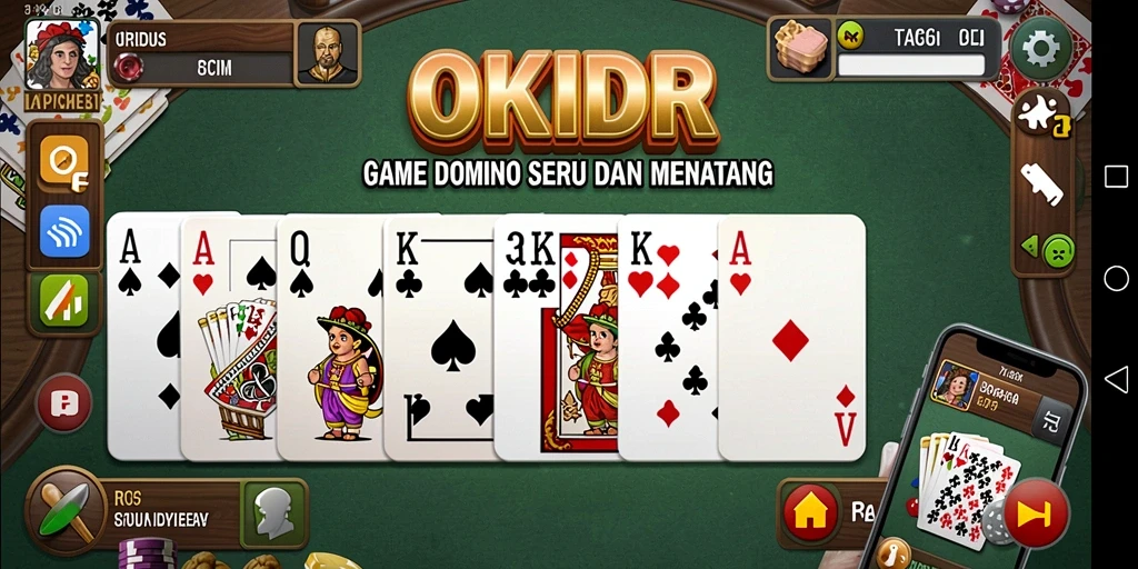Screenshot menampilkan gameplay Domino yang seru dan interaktif.
