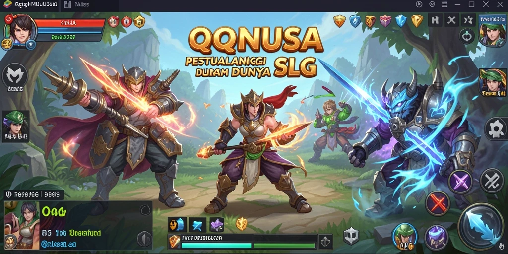Tampilan gameplay menegangkan dengan strategi SLG yang mendebarkan.
