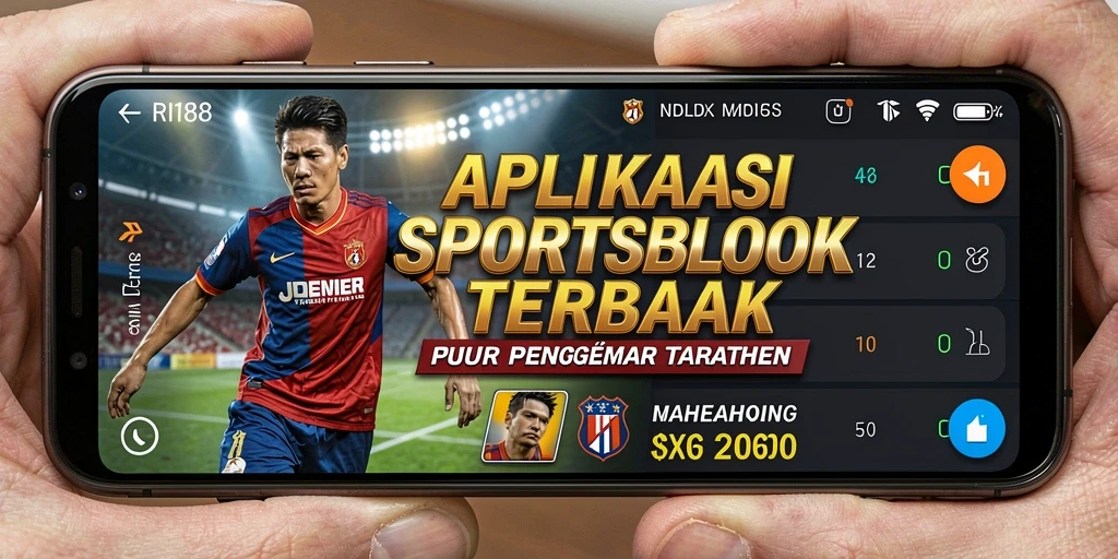 Tampilan antarmuka permainan sportsbook RI188 yang menarik.