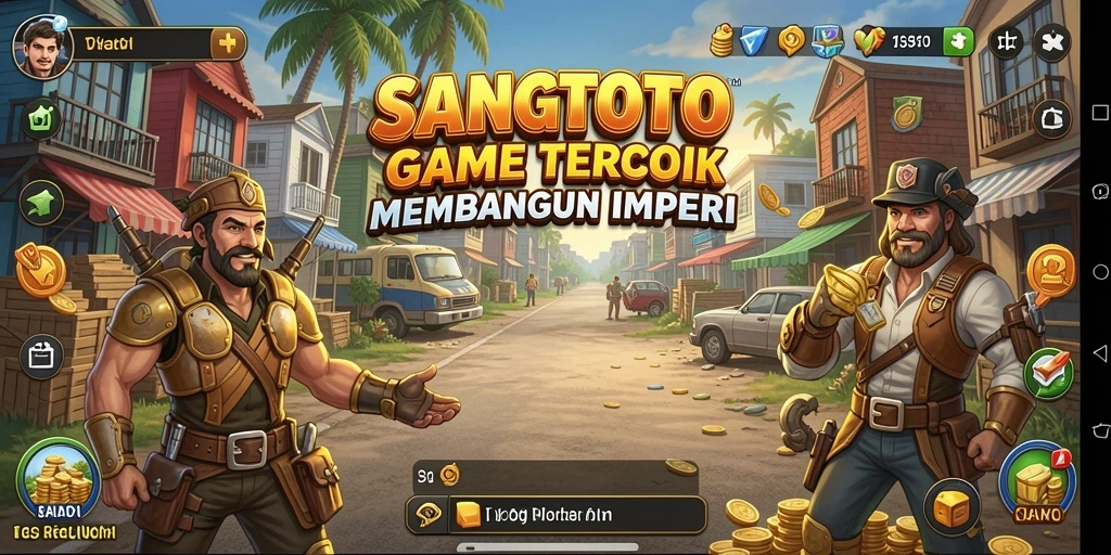Tampilan gameplay SANGTOTO dengan elemen Tycoon yang menarik.