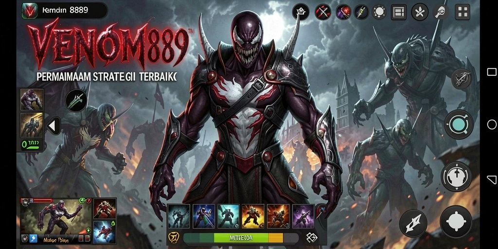 Gameplay strategi mendalam dengan grafis menakjubkan di VENOM889.