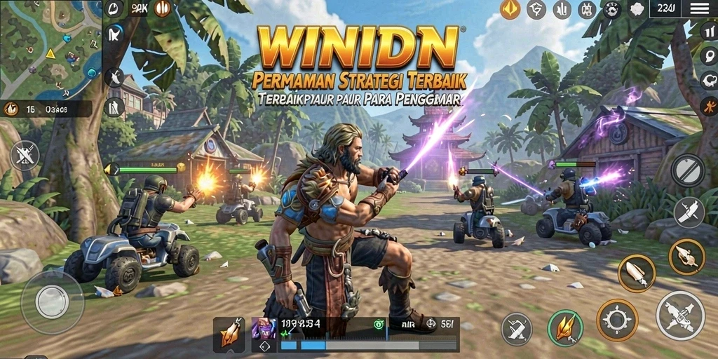 Tampilan gameplay menarik dari WINIDN dengan elemen strategi yang menantang.